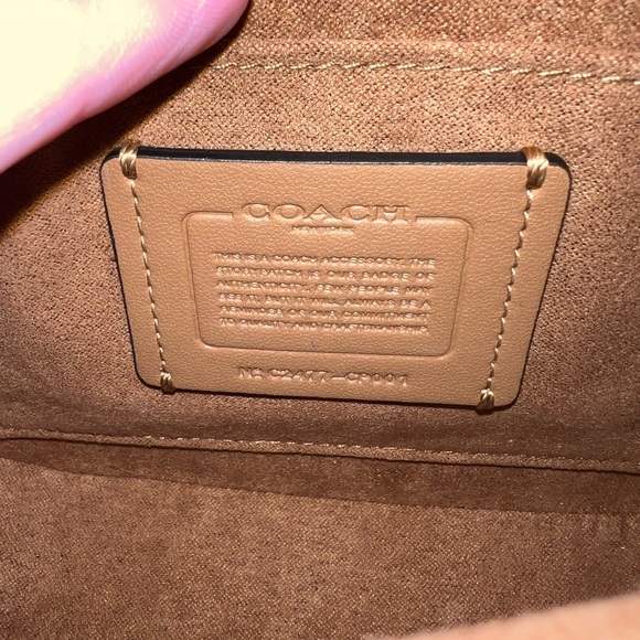 Coach Amelia Small Black Pebbled Leather Crossbody Bag - Picture 10 of 10